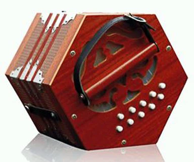 Đàn accordion lục giác cầm tay 20 phím